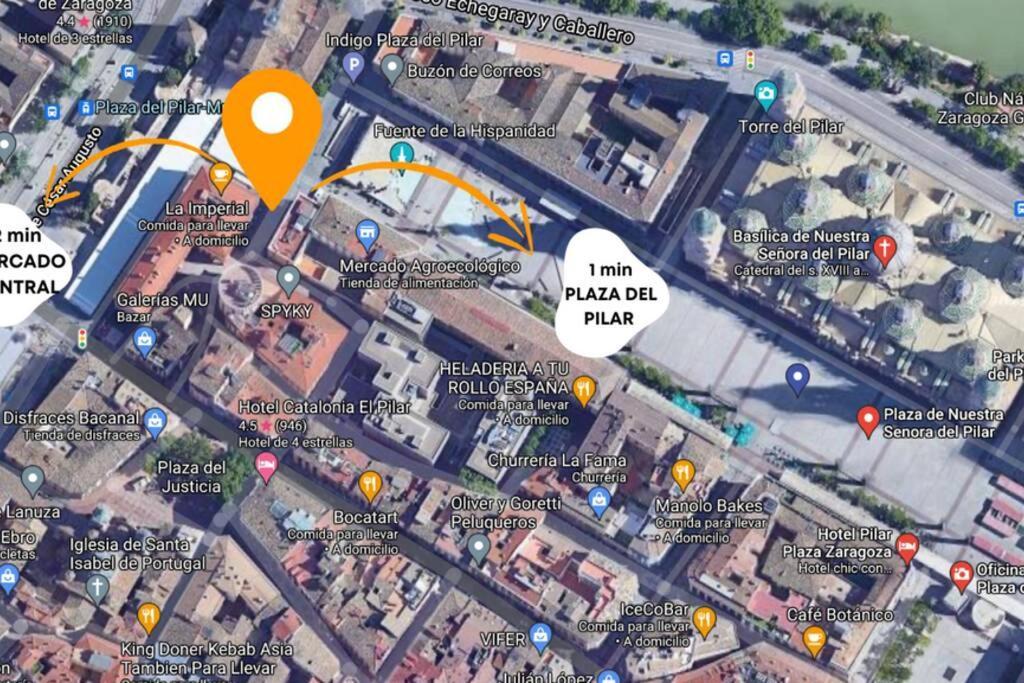 Apartamento Unico En Plaza Del Pilar Zaragoza Buitenkant foto